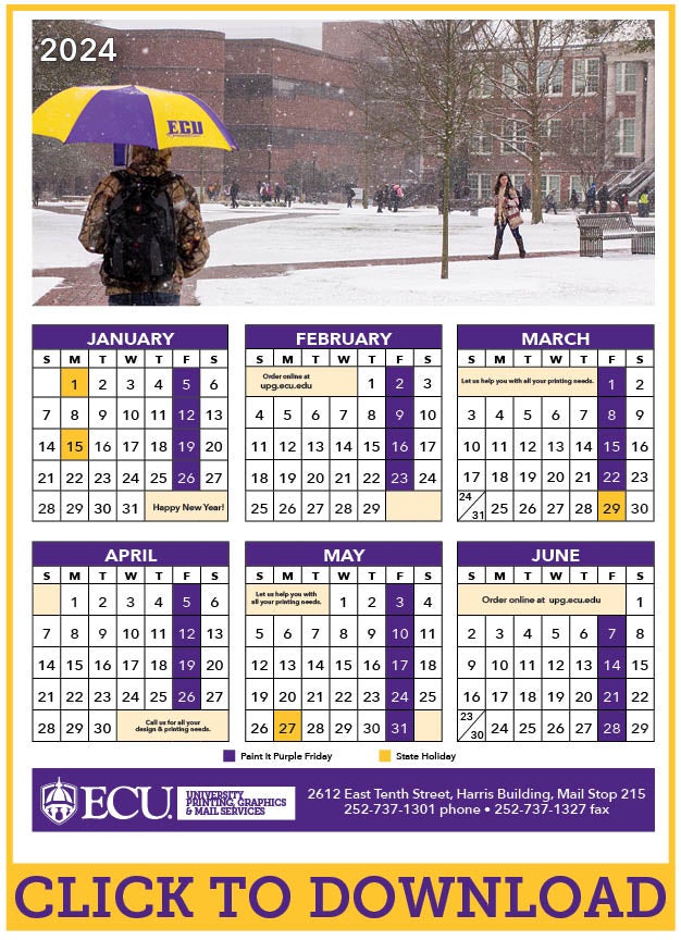 Spring 2024 Calendar